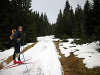 Fint skiføre opp Kjagdalen.