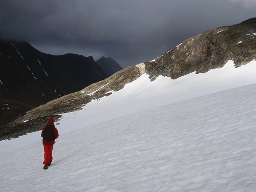 Ned nordfonna. Tverrbytthornet i bakgrunnen.