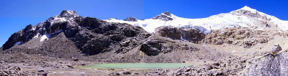 Panorama from Laguna Ishinca