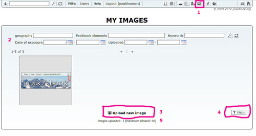 Image of the regular image upload window