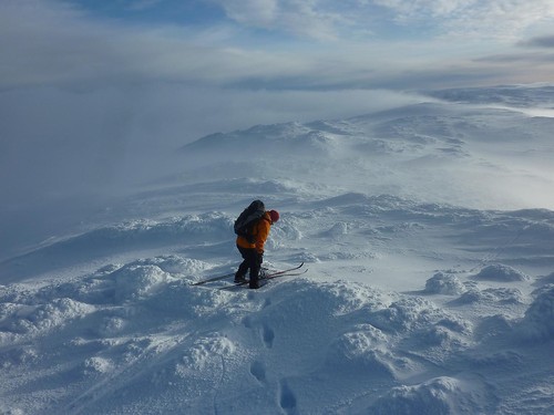 Fint fjellys ved klargjøring av retur.