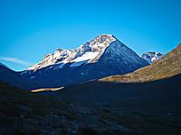 Store Urdadalstinden sett fra Visdalen i nord.