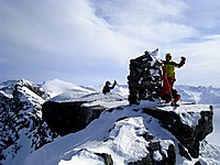 På toppen av Store Memurutinden Vesttoppen, YEAH!!!!