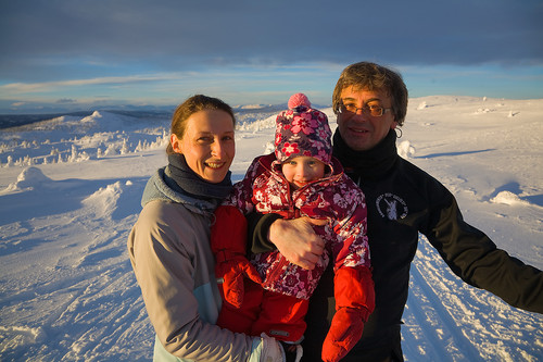 Tante Karo, Lilly og onkel Marek syntes også det var fint.