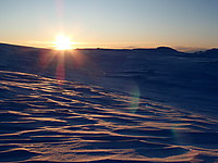 Sørbølfjellet er kollen til høyre.