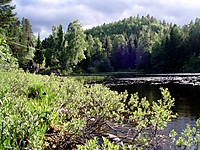 Påfyll av vann ved Hauglandsvann.