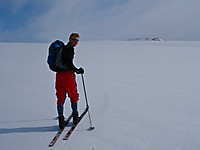 Rene Jostedalsbreen dette her! Men i realiteten er det nok bare skråningen sørvest for Gárdevárri.