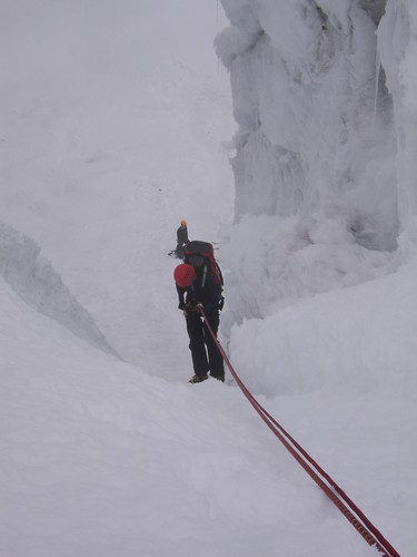 Another view down the gully we were abseiling