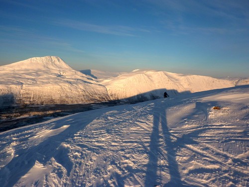 Tromsdalstinden mot nord