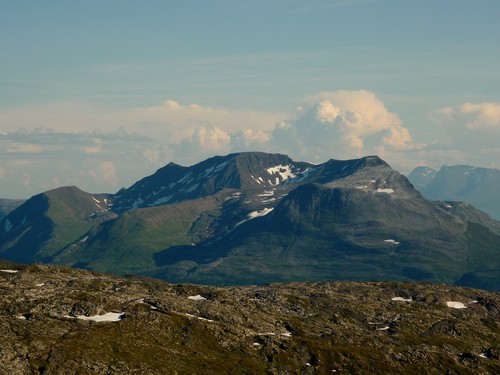 Possibly Blåruttindan on the Malangen peninsula, but I am not 100% sure!