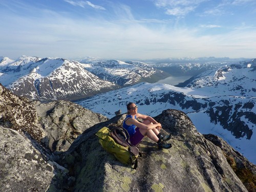 Og endelig fikk vi en velfortjent pause på toppen. 