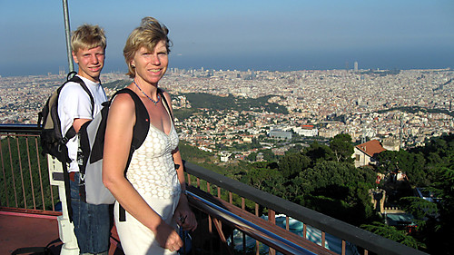 Barcelona sett fra Tibidabo.