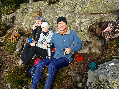 Hyggelig rast på Tonekollen.