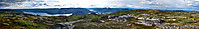 Panorama vestover fra Fagerliheii