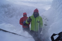 En del vind og snøføyk opp mot Vinjeronden 2044 moh