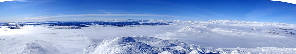 Panoramabilde mot vest/Jotunheimen mm. 