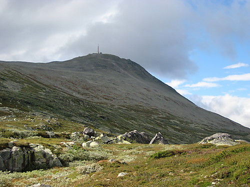 Gaustatoppen på tilbaketuren