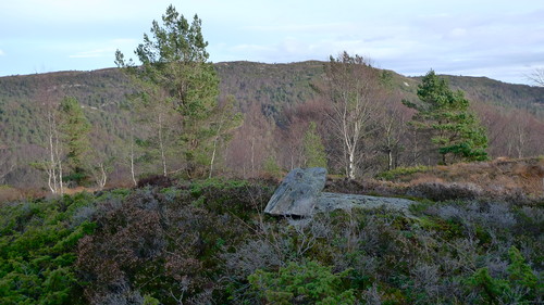 Høyeste punkt på Grimstadfjellet. Selifjellet i bakgrunnen