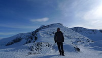 På vei opp nordryggen mot Trollsteineggje. Foto Jan Storkjørren