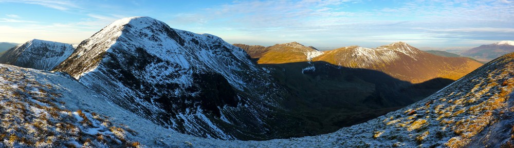 Looking back toward Crag Hill (left side of the photo)