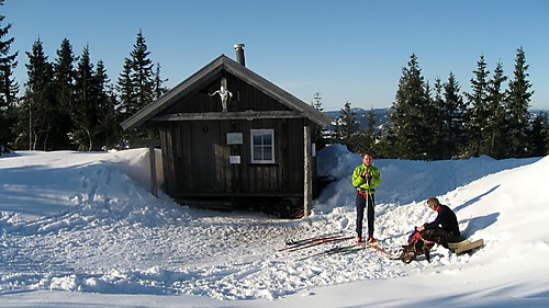 Hytta på Marifjell.