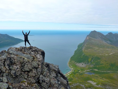 Et punkt på ryggen var det flott å stå og nyter omgivelsene