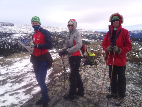 På toppen av Langlifjellet.