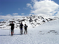 Brattefjell i bakgrunnen, sett fra vest.