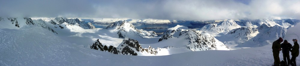 Panoramic view north-east-south