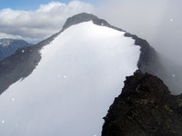 Tverrbytthornet sett fra vest.