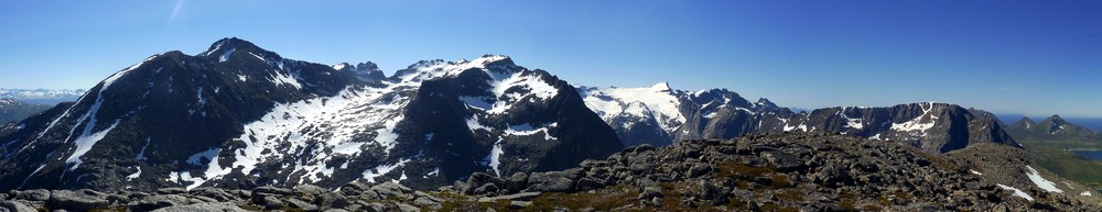 Panorama fra toppen