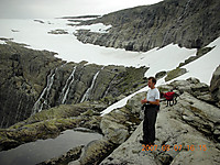 "Renna" vi gikk gjennom sør for Gjegnalundsbreen.