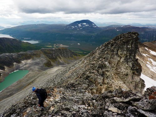 And back across the ridge we go again on the way down