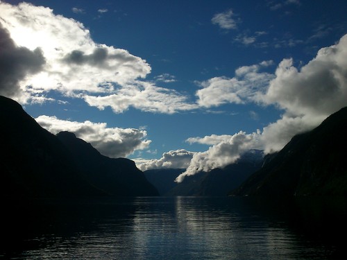 Aurlandsfjorden sett frå Simlenes