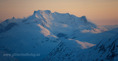 Solnedgang over Hurrungane.