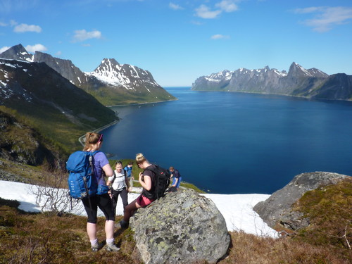 First short break to take off clothes and enjoy the views of Mefjorden