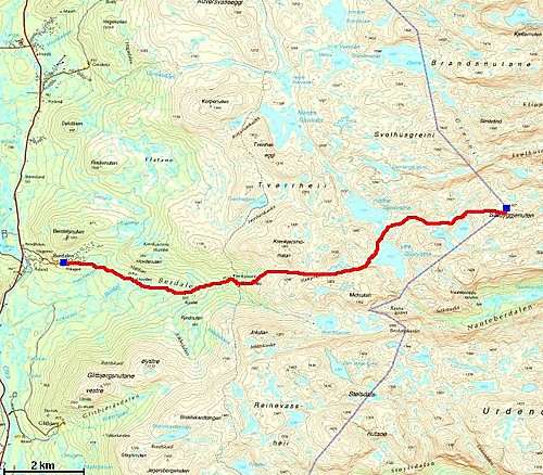 Ruta til Sæbyggjenuten