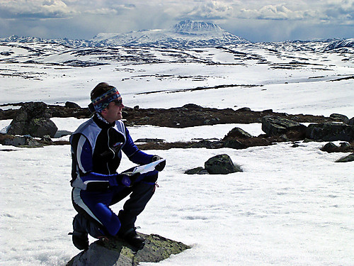 Gaustatoppen sett fra Gavlen i nord