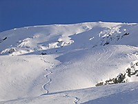 Powder skiing