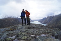 Meg og Torjus på Østre Sjugurdtinden