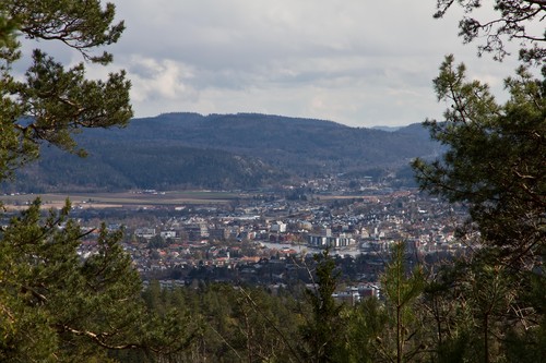 Utsikt mot Porsgrunn