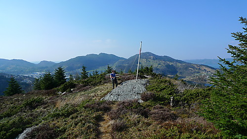 Birkelandsnipa. Veten og Høgstefjellet i Åsane i bakgrunnen.