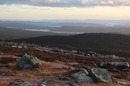 Sørover med Sør-Mesna, Næra og Mjøsa, og de syv blåner...