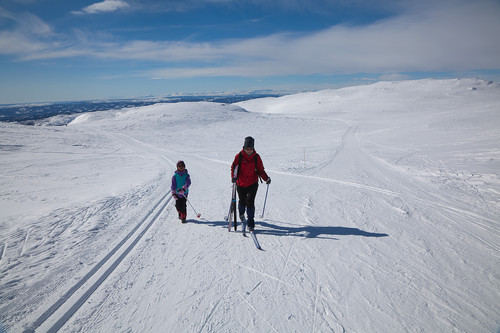 Uten ski på beina gjorde i alle fall ikke foten så vondt.