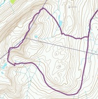 GPS-log fra skitur til Svarthetta (mot klokka).