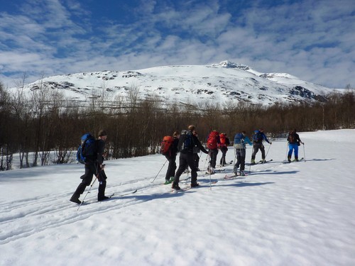 Start of the Uløytraversen from Uløybukta