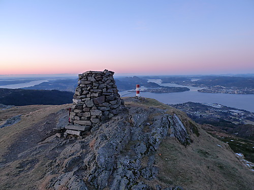 Utsikt mot Nordhordaland fra Veten