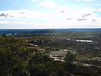 Utsikt sørøstover fra Himmelsyna.