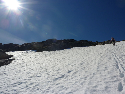 Fint å bruke snøen 