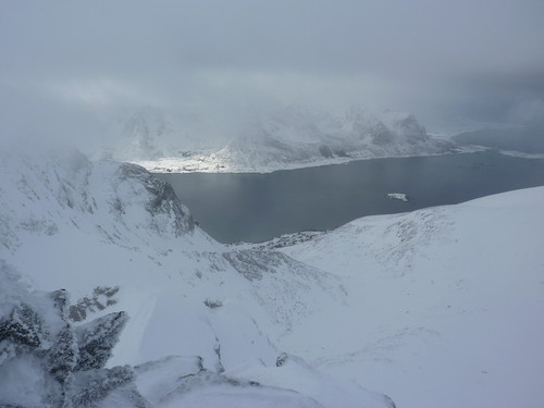 Not exactly crystal clear summit views, but we did see something!